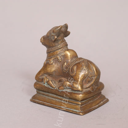 Brass Shiva and Nandi Idol