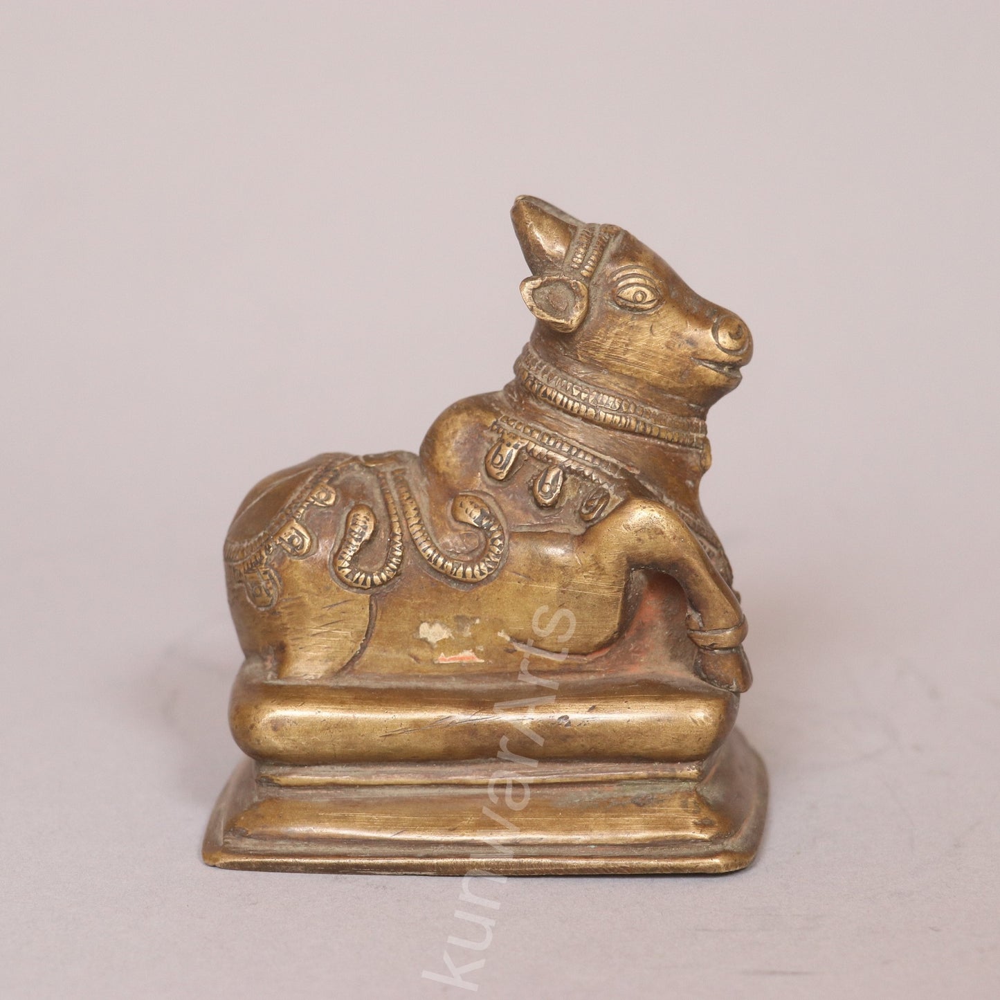 Brass Shiva and Nandi Idol