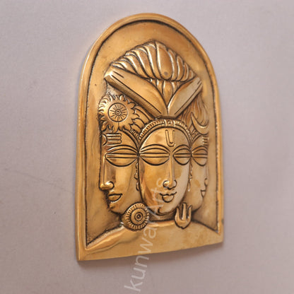 Brass Buddha Décor Wall Hanging