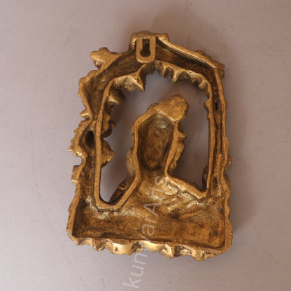 Brass Krishna Wall Hanging Décor