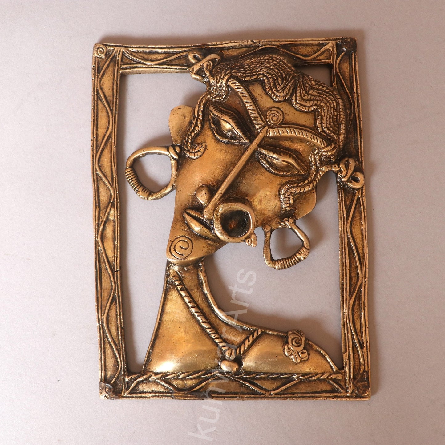 Brass Tribal Wall Hanging Décor
