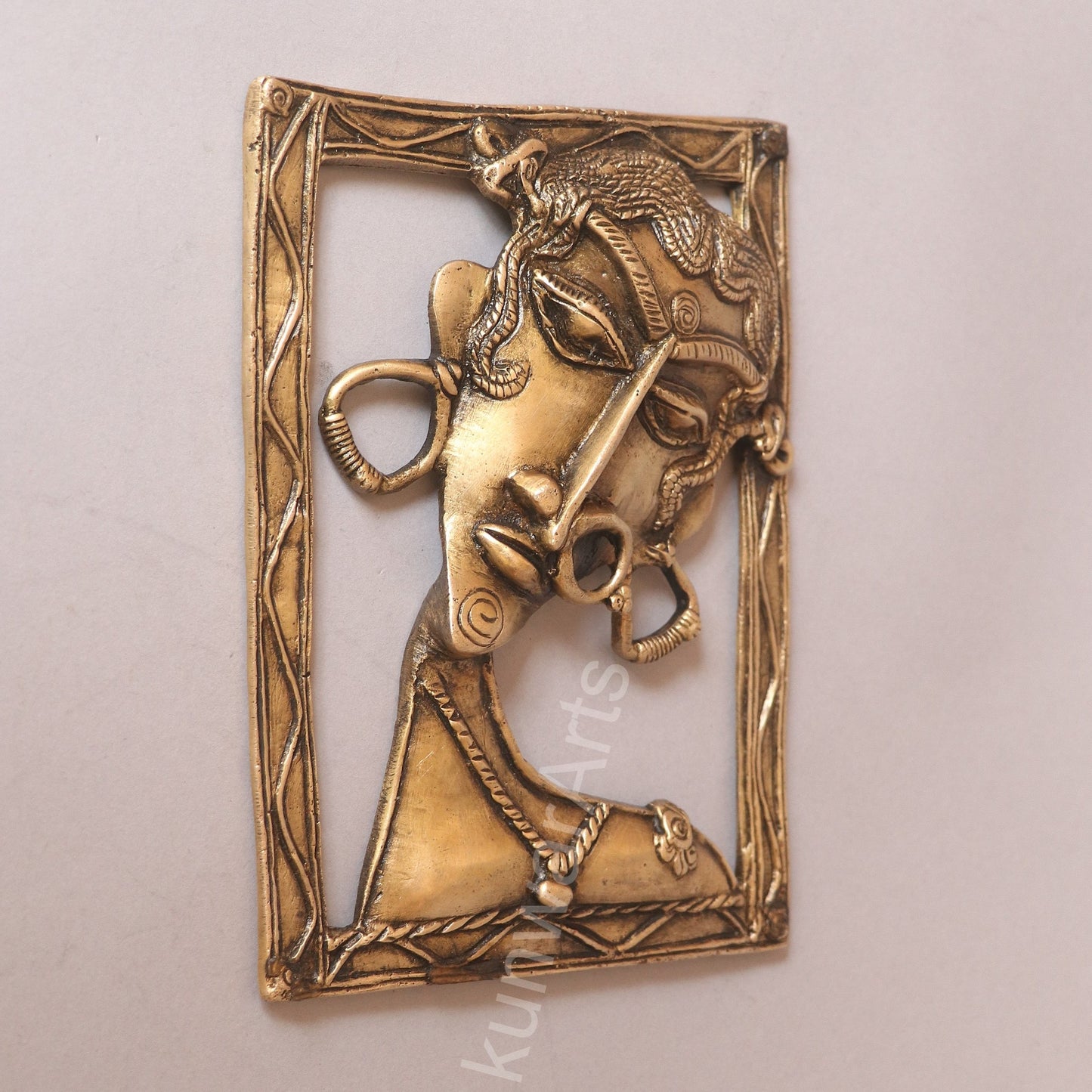 Brass Tribal Wall Hanging Décor