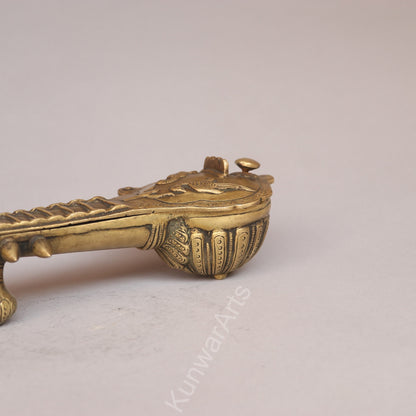 Handcrafted Brass Sitar – Traditional Indian Musical Instrument Décor