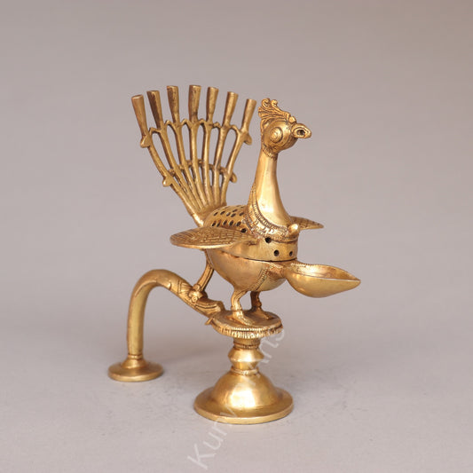 Peacock Incense Burner – A Brass Décor Masterpiece