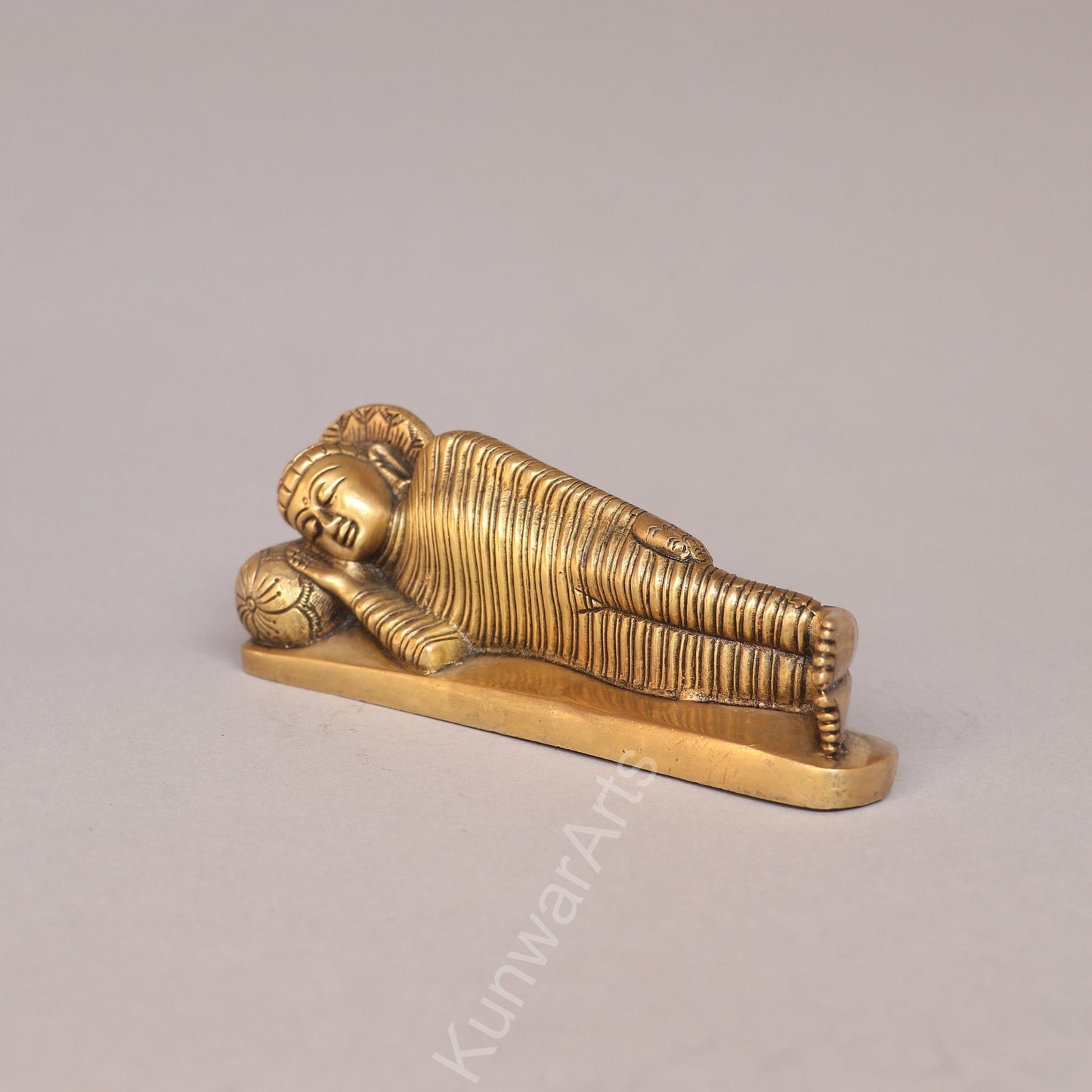 Brass Sleeping Buddha Statue