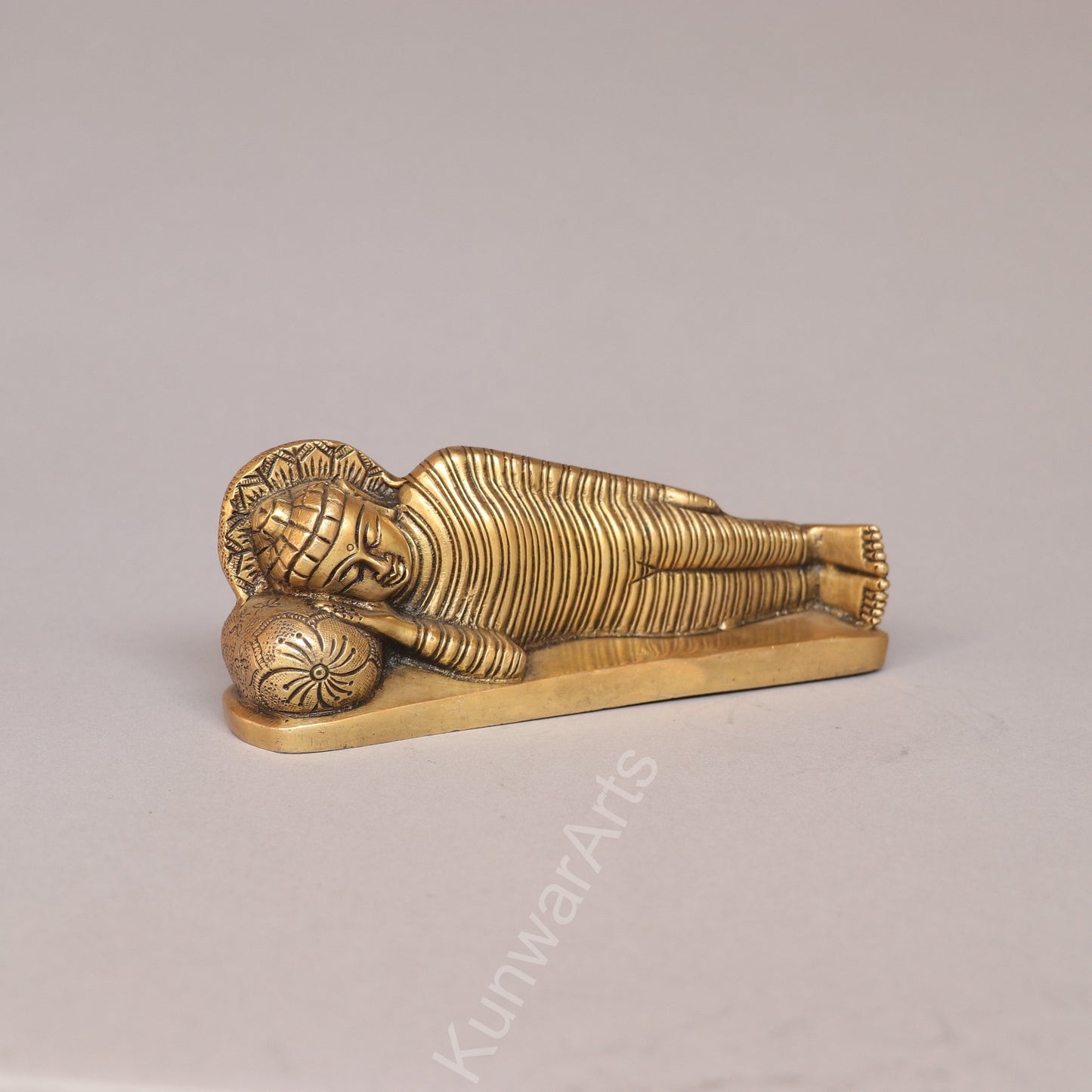 Brass Sleeping Buddha Statue