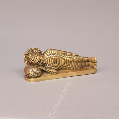 Brass Sleeping Buddha Statue