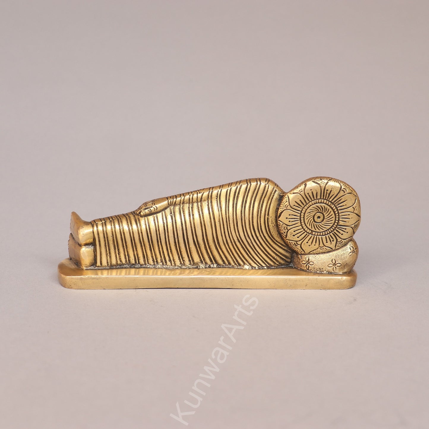 Brass Sleeping Buddha Statue