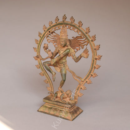 Brass Nataraja Statue – Lord Shiva in Cosmic Dance