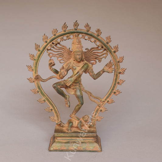 Brass Nataraja Statue – Lord Shiva in Cosmic Dance