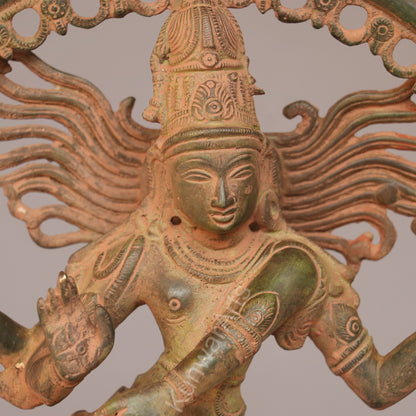 Brass Nataraja Statue – Lord Shiva in Cosmic Dance