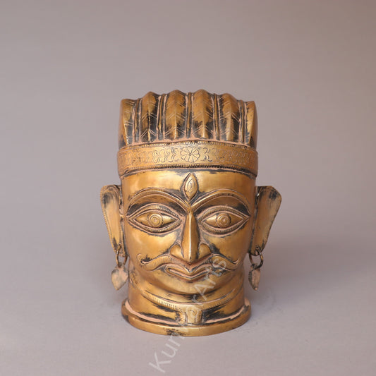 Vintage Brass  Shiva Mukhalingam Head
