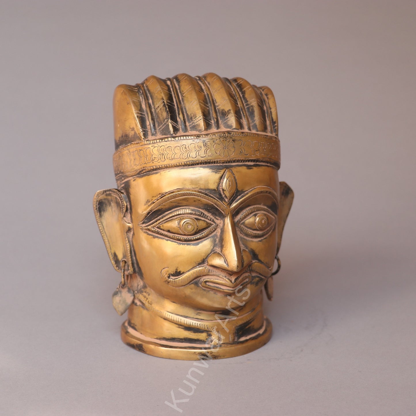 Vintage Brass  Shiva Mukhalingam Head