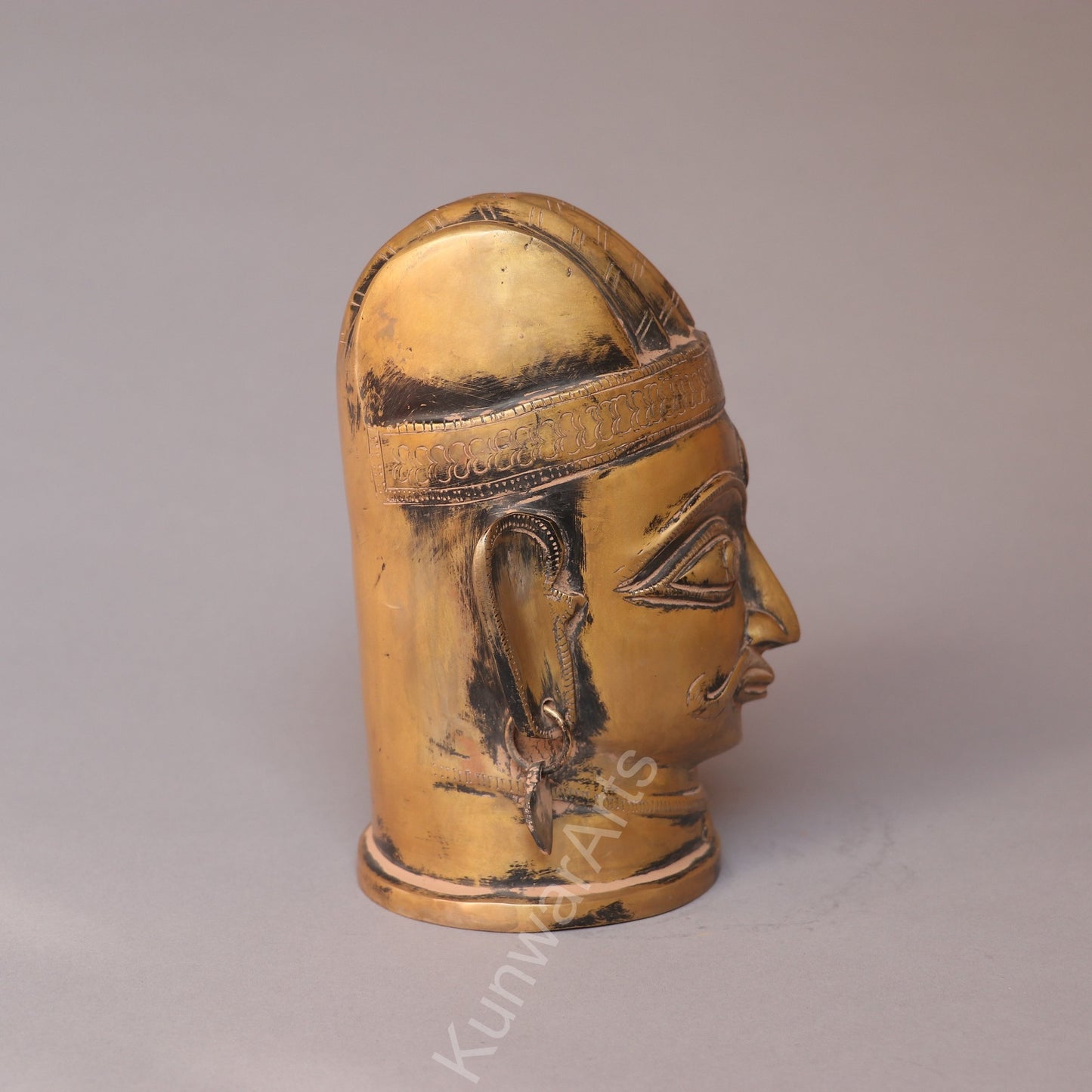 Vintage Brass  Shiva Mukhalingam Head