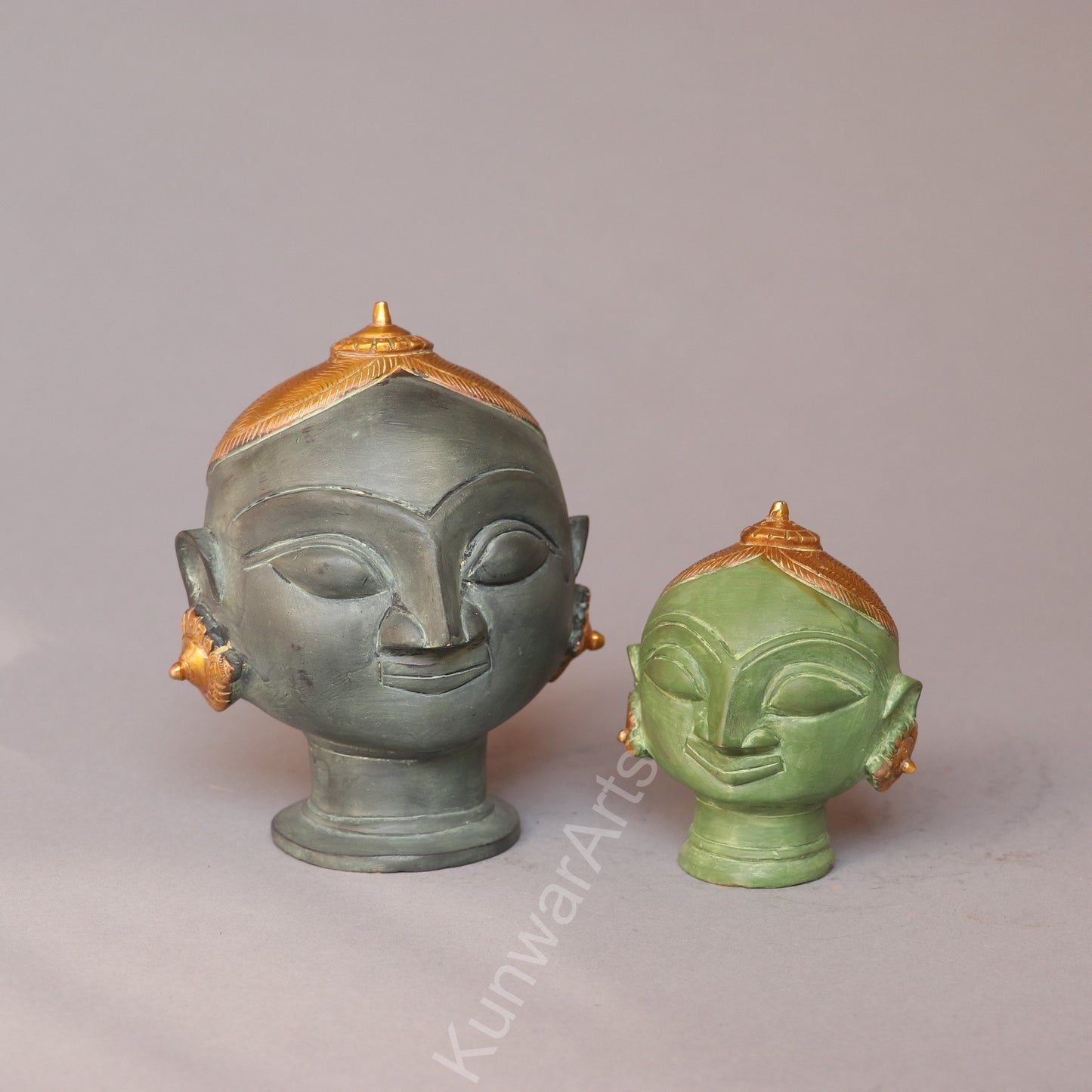 Shiva Gauri Mukhlingam Brass  Décor Head