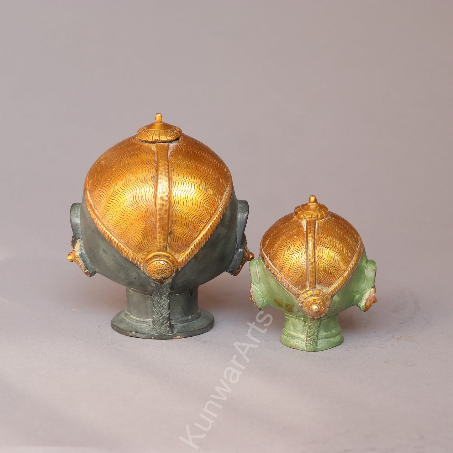 Shiva Gauri Mukhlingam Brass  Décor Head