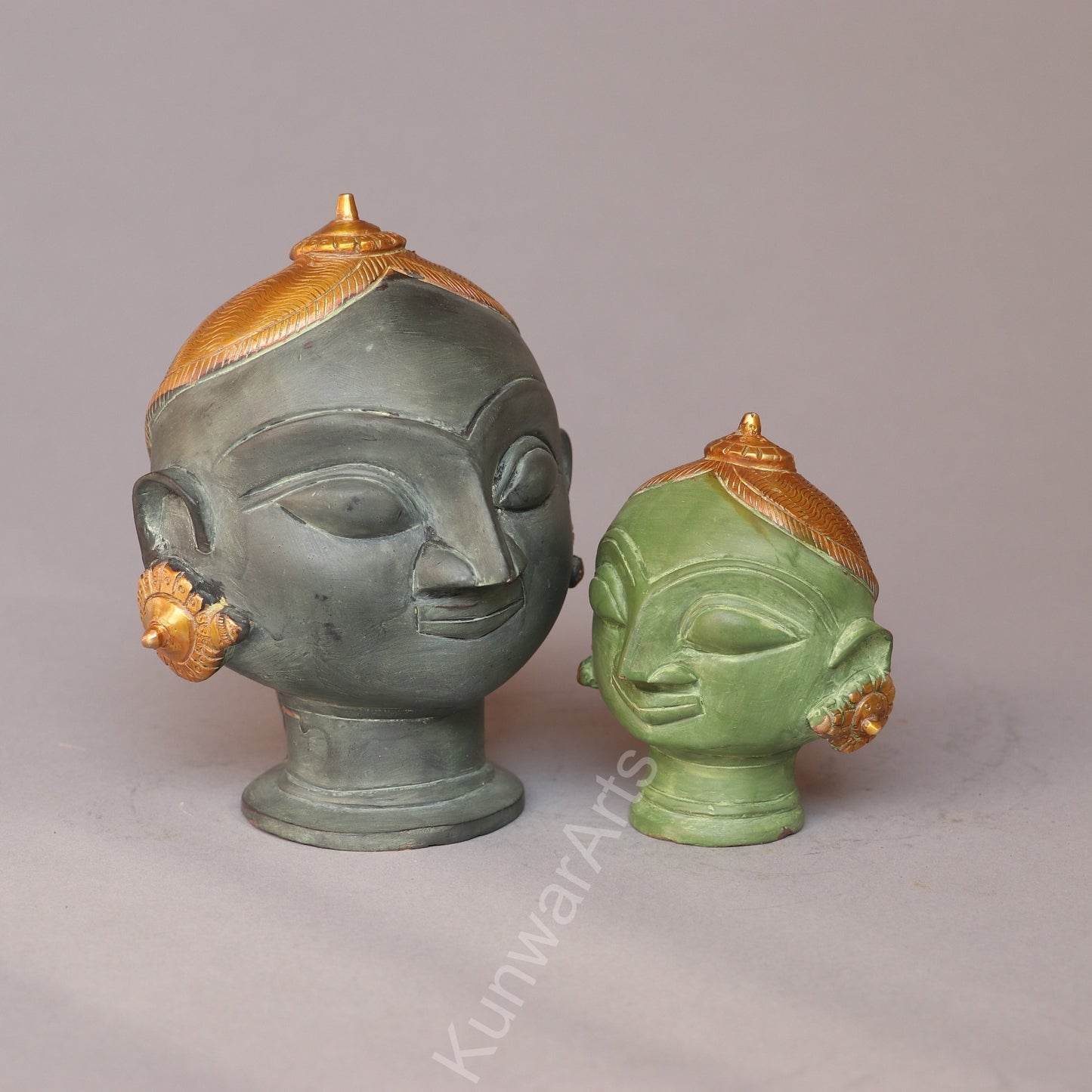 Shiva Gauri Mukhlingam Brass  Décor Head