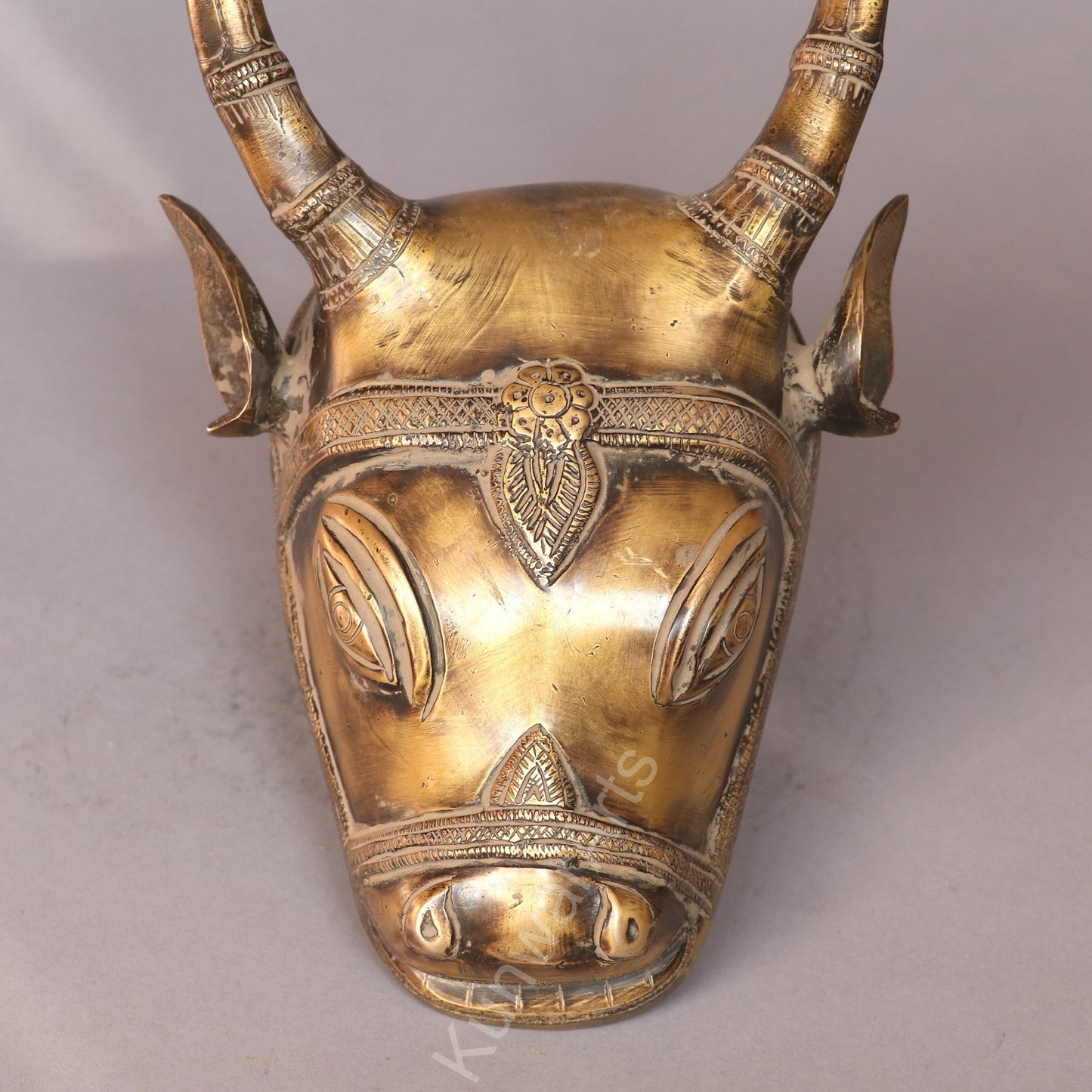 Decorative Wall Hanging Brass Bull Mask