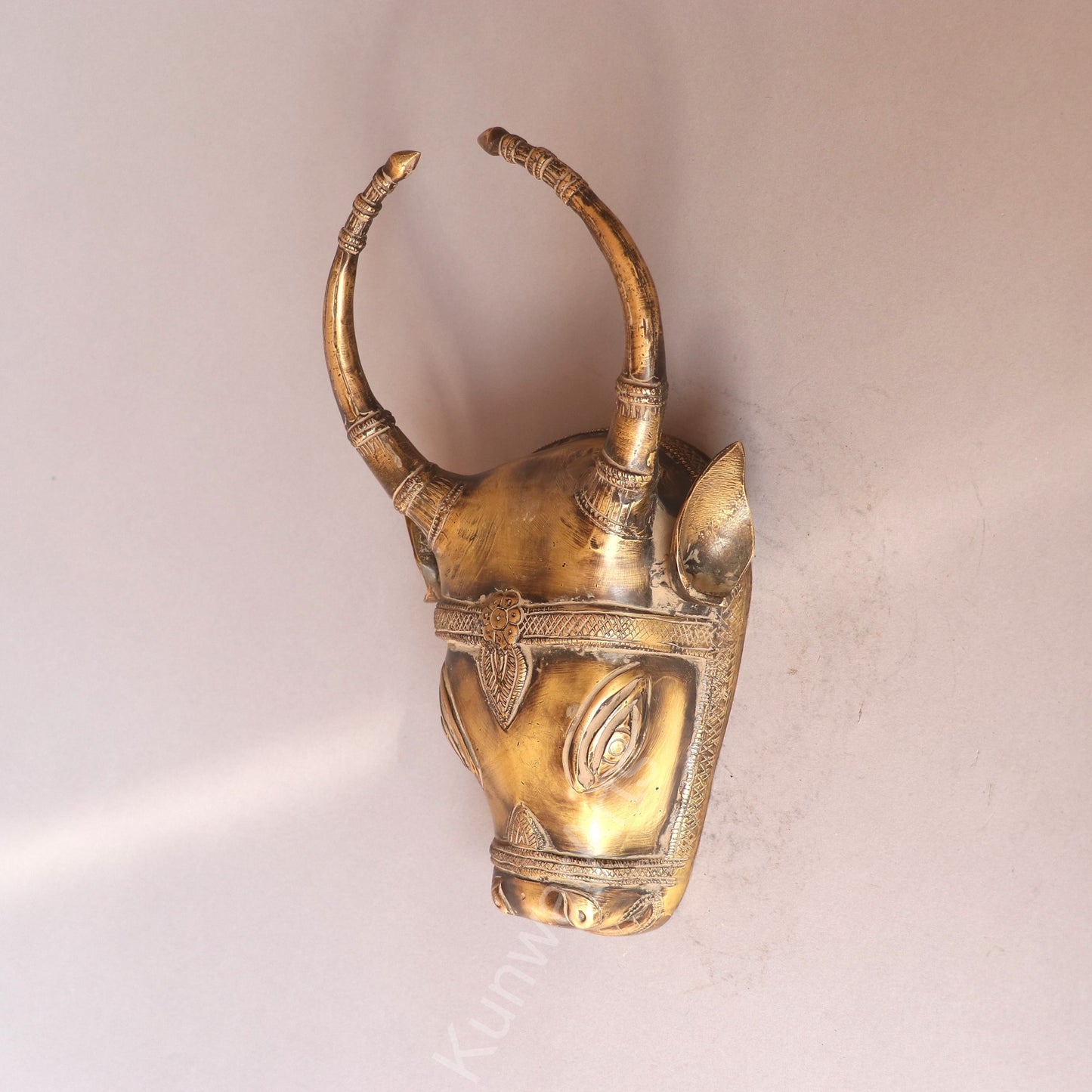Decorative Wall Hanging Brass Bull Mask
