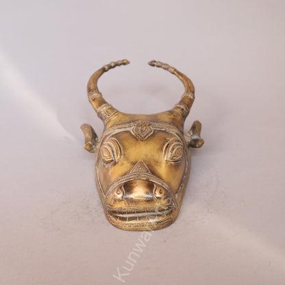 Decorative Wall Hanging Brass Bull Mask