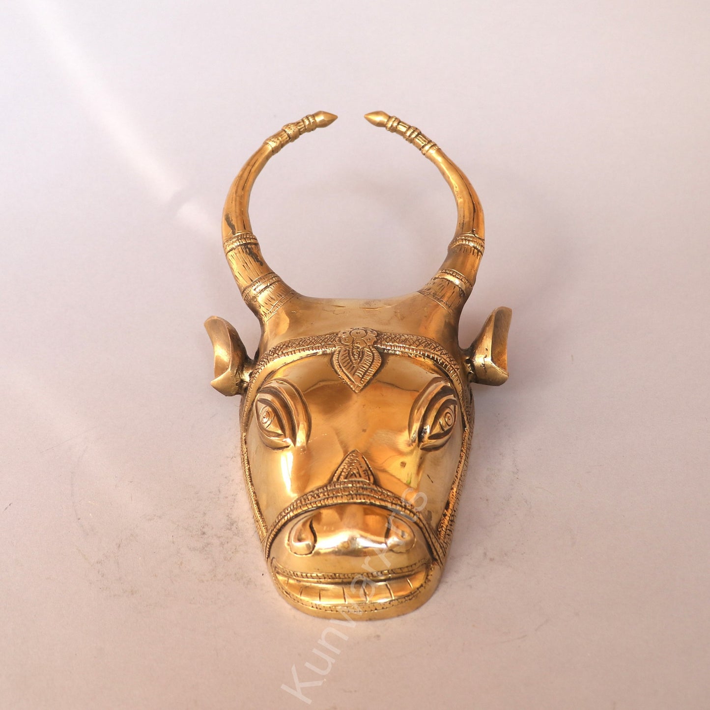 Décor Wall Hanging Brass Bull Mask