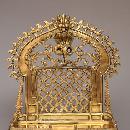 Brass Décor Puja Temple Prabhavali