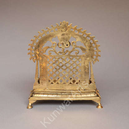 Brass Décor Puja Temple Prabhavali