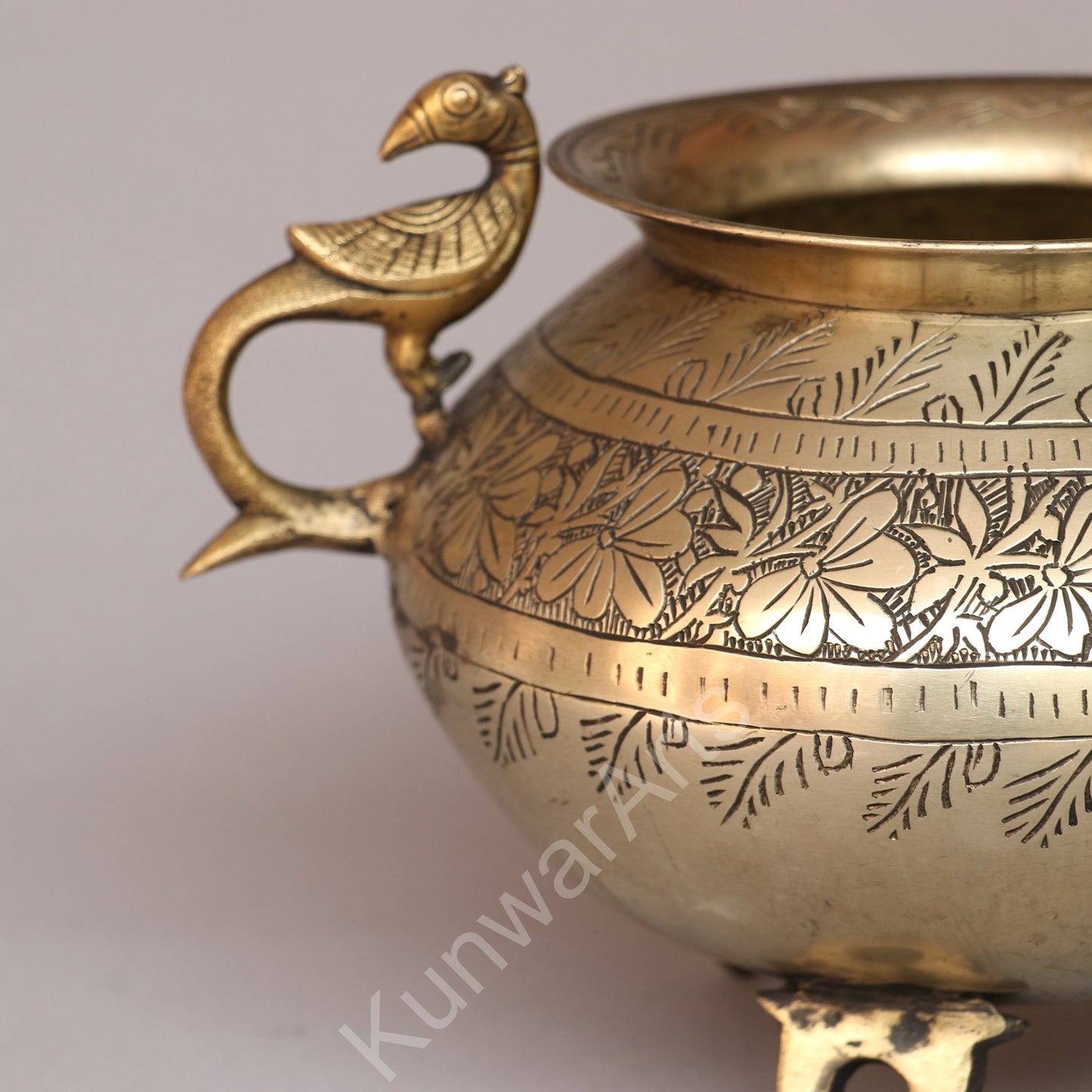 Brass Decorative Carving Pots