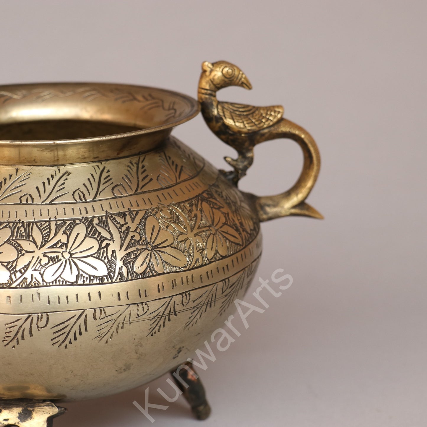 Brass Decorative Carving Pots