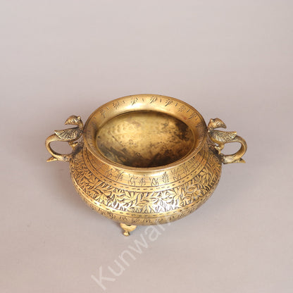 Décor Brass Carving Pots