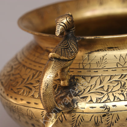Décor Brass Carving Pots