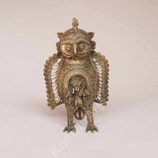 Vintage Decorative Dokra Owl