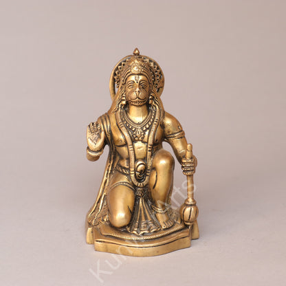 Brass Lord Hanuman Idol