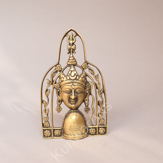 Brass Shiva Décor Wall Hanging