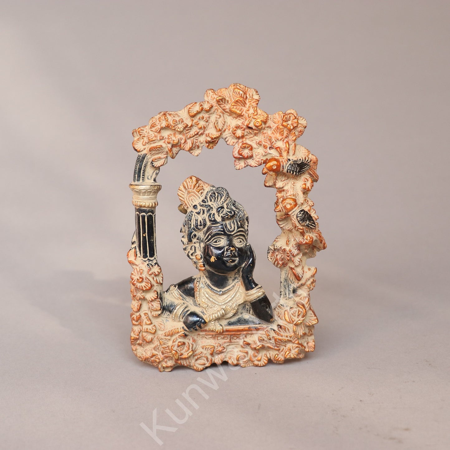 Brass Décor Krishna Wall Hanging