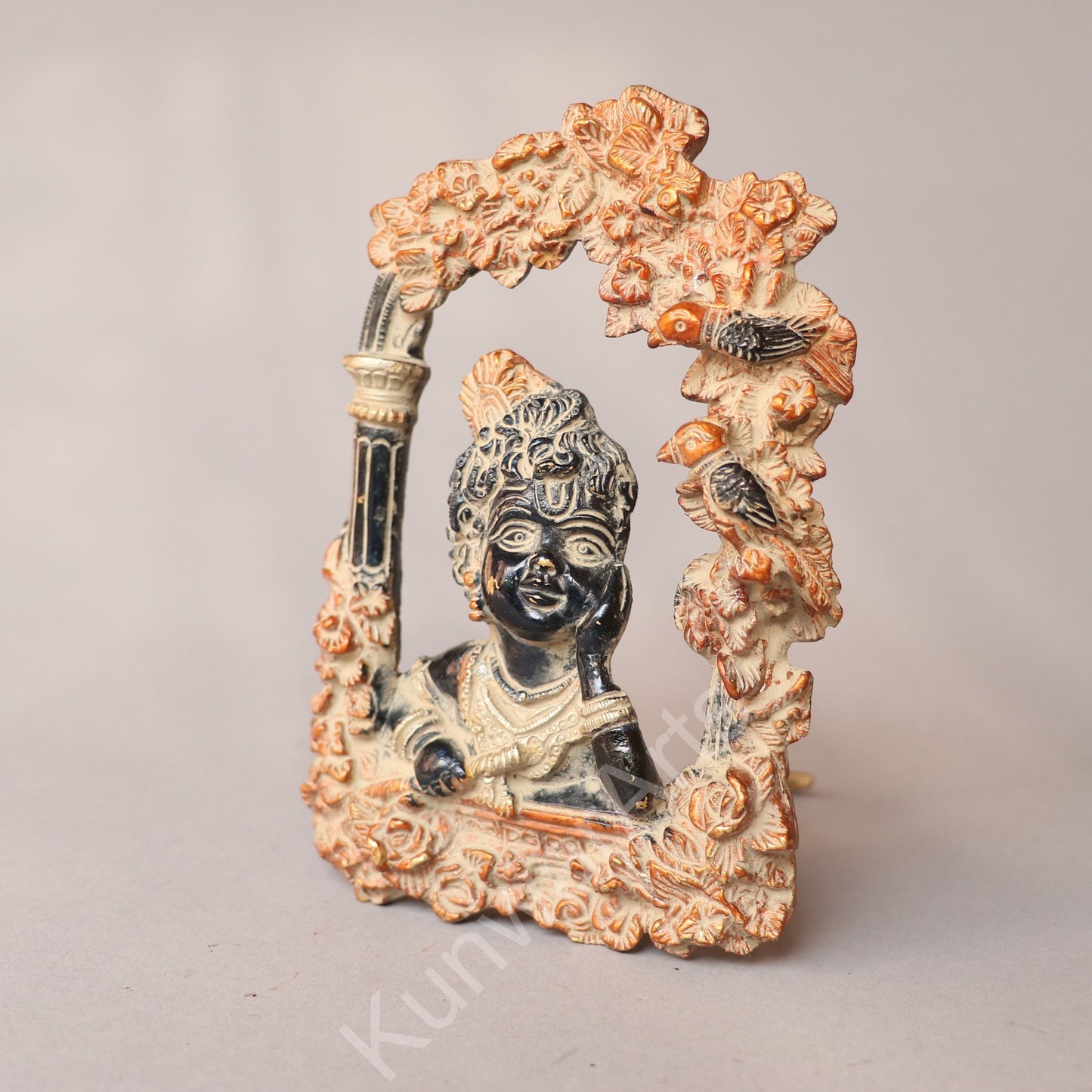 Brass Décor Krishna Wall Hanging