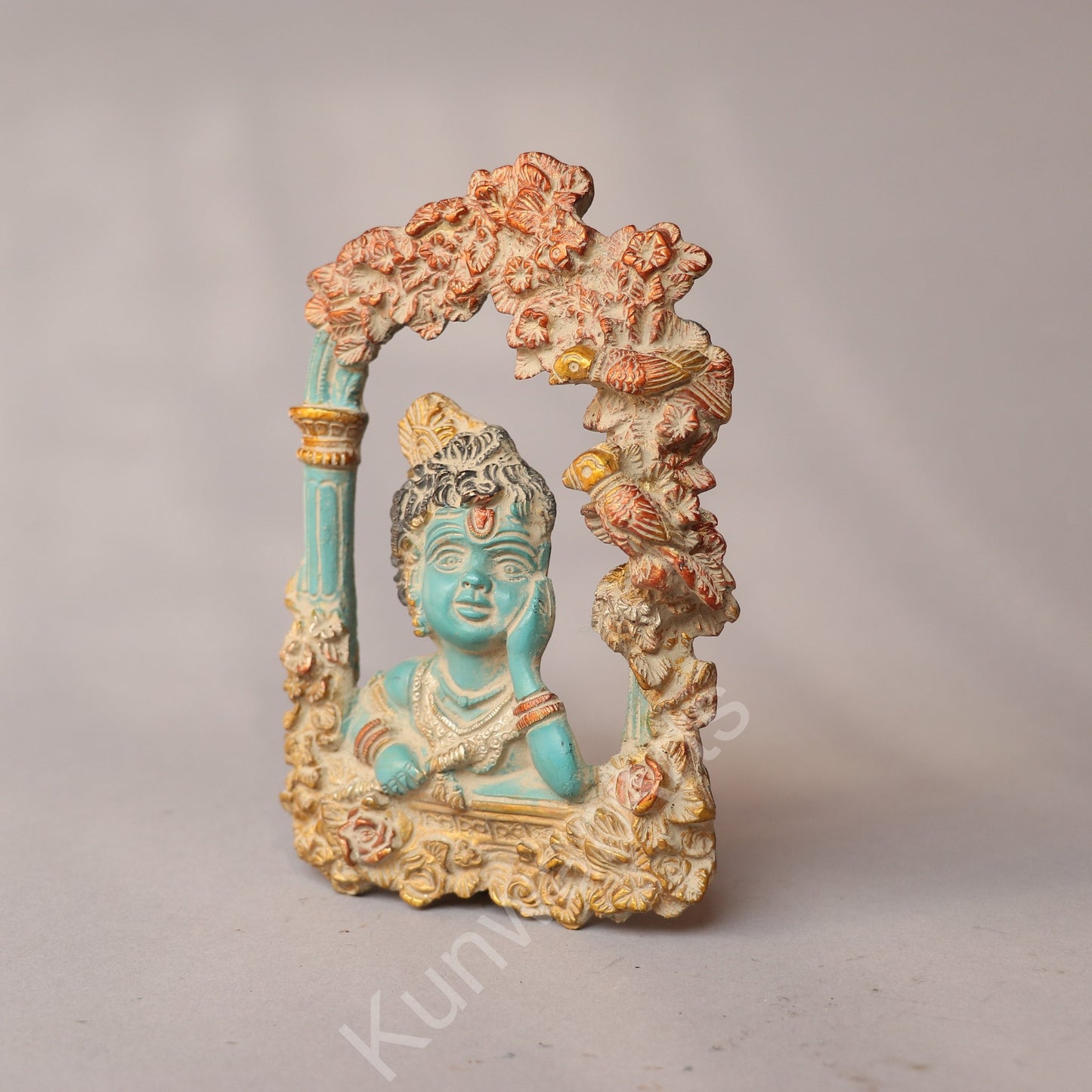 Décor Brass Krishna Wall Hanging