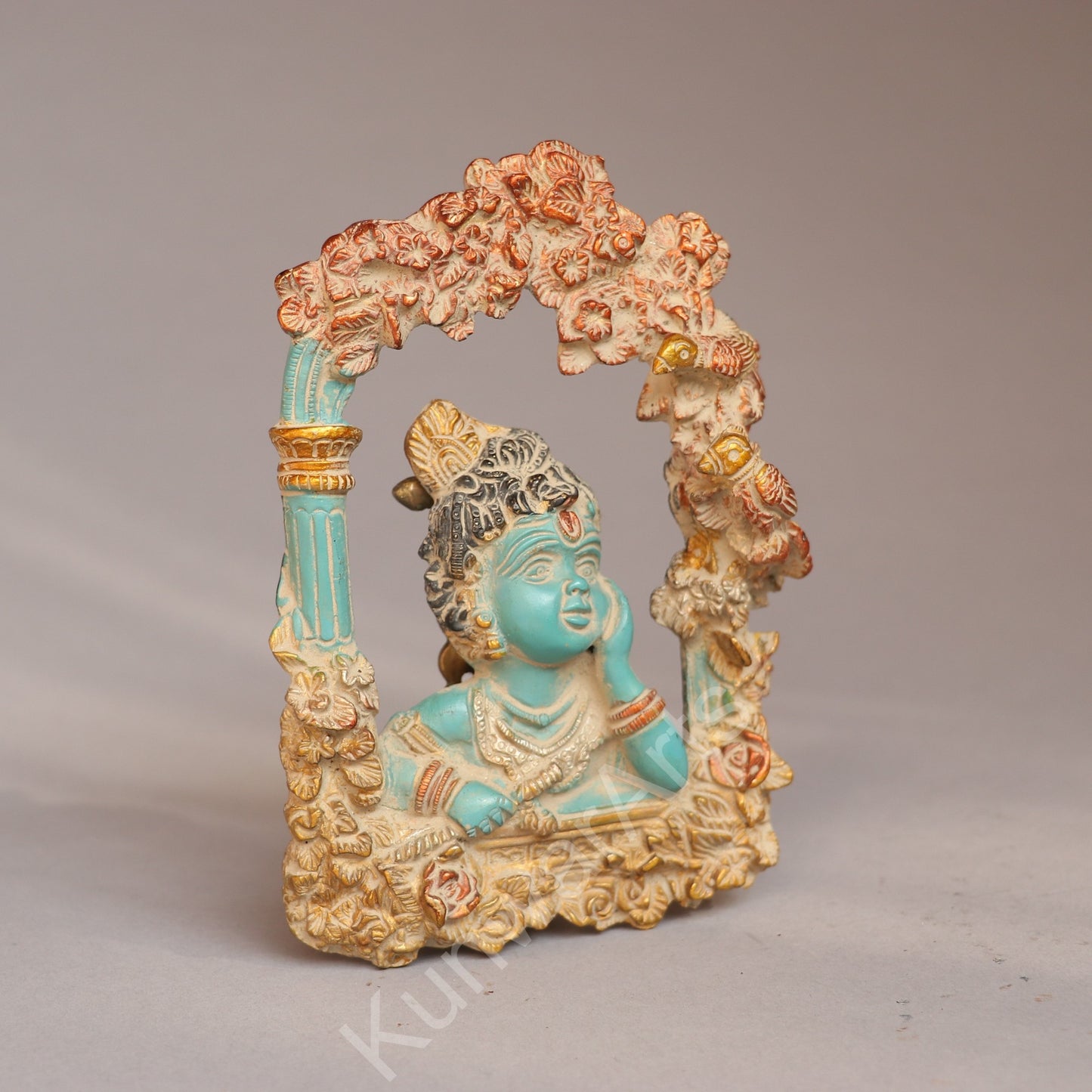 Décor Brass Krishna Wall Hanging