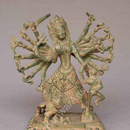 Brass Goddess Durga Statue