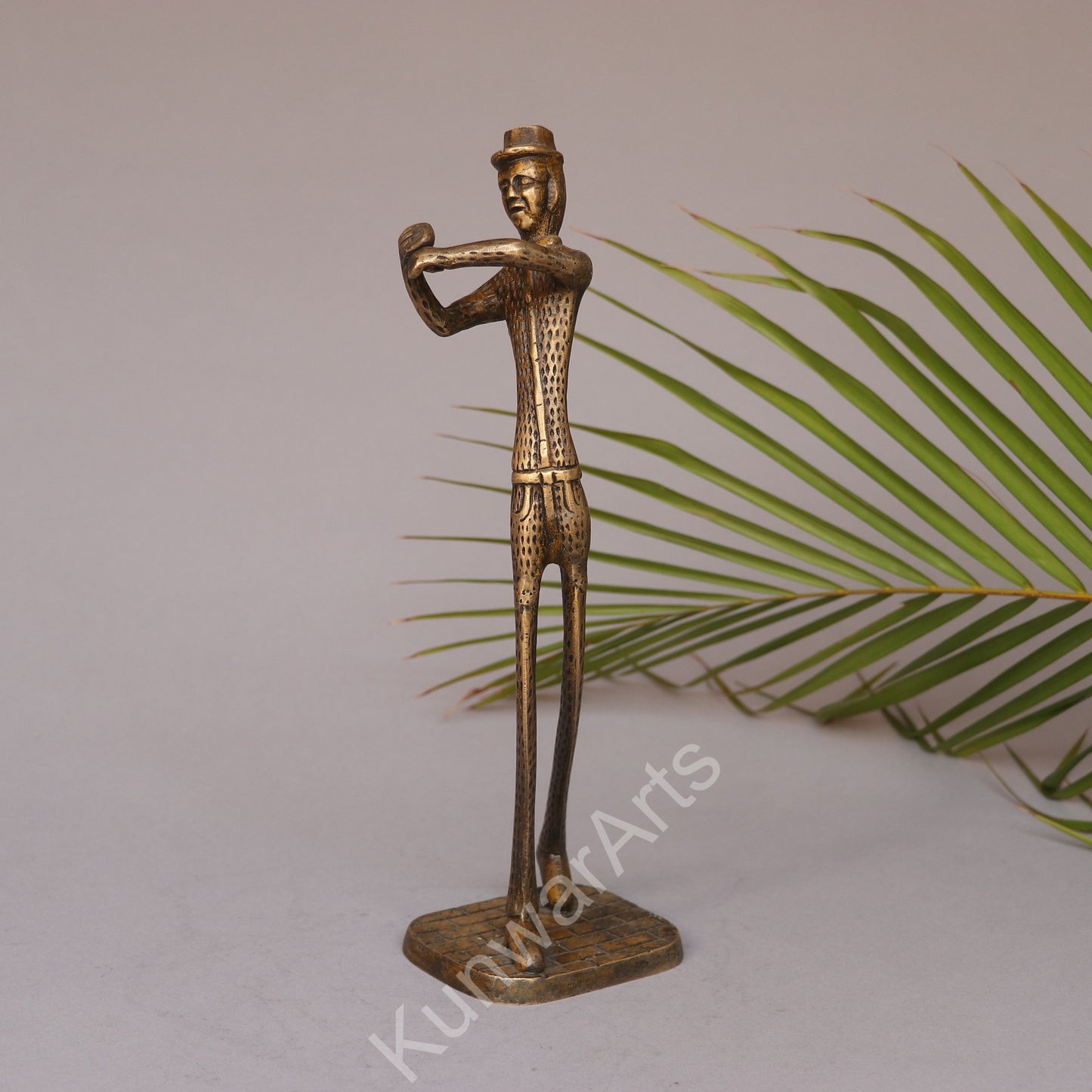 Polo Player Brass Figurine