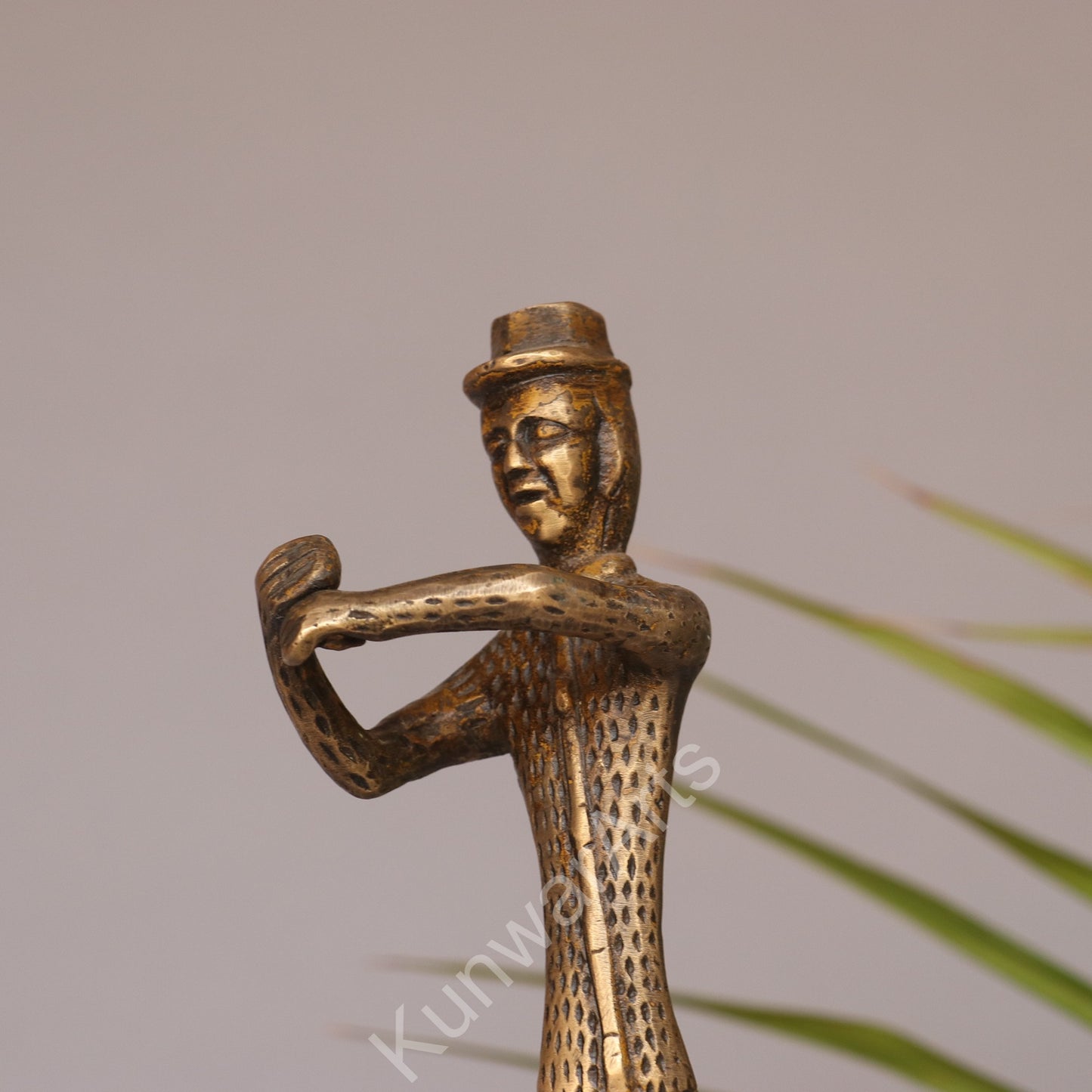 Polo Player Brass Figurine