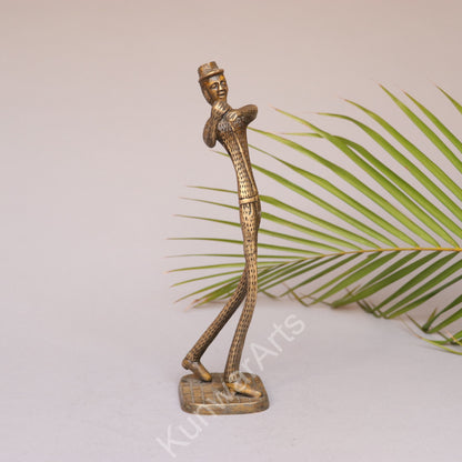 Polo Player Brass Figurine