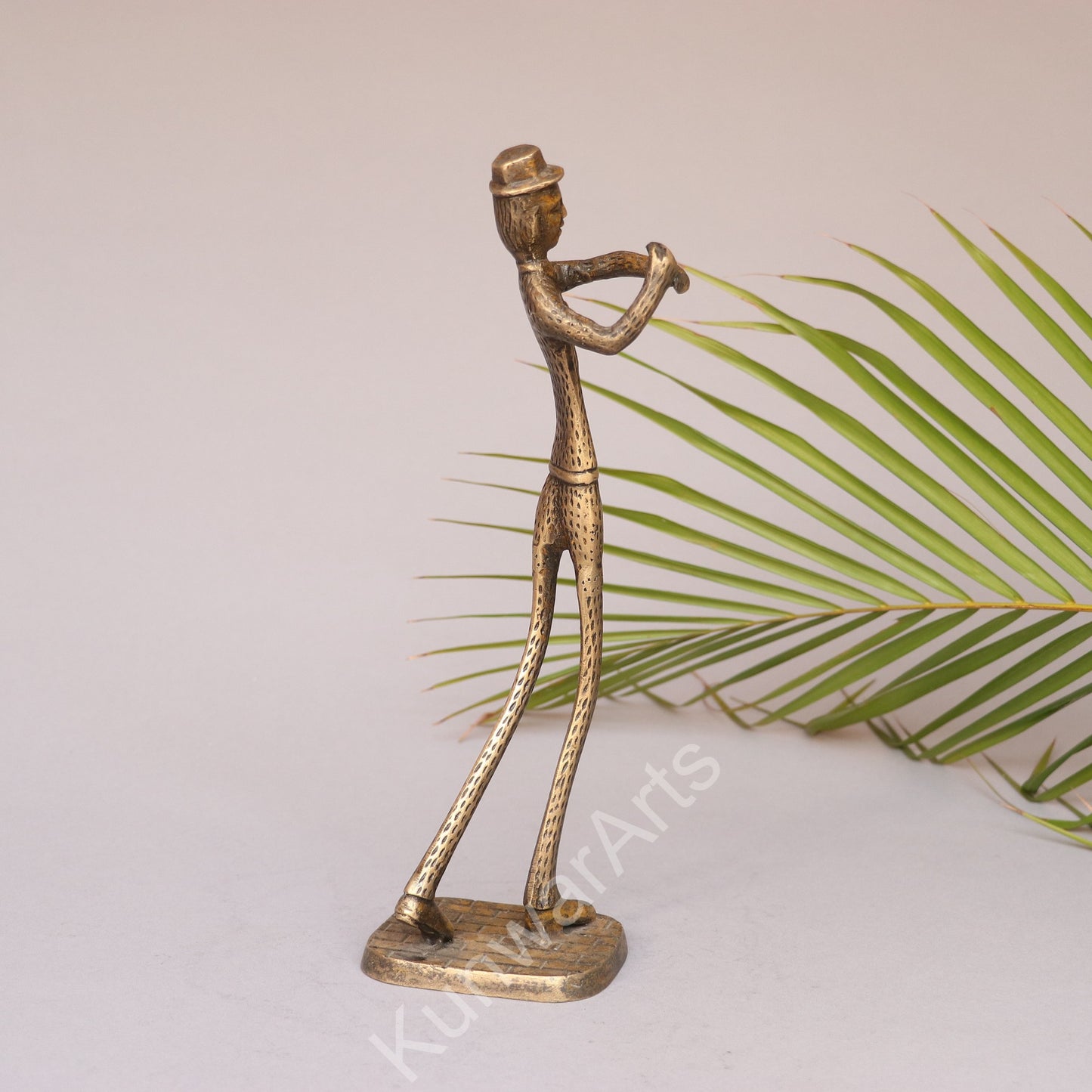 Polo Player Brass Figurine