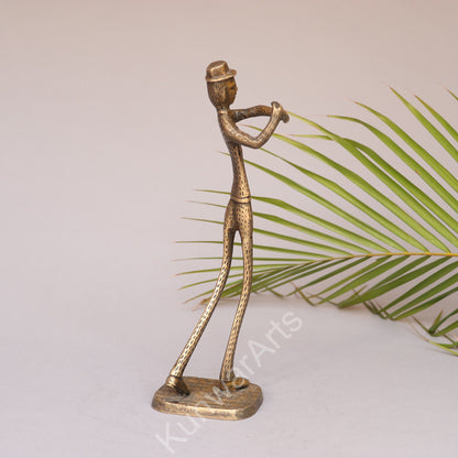 Polo Player Brass Figurine
