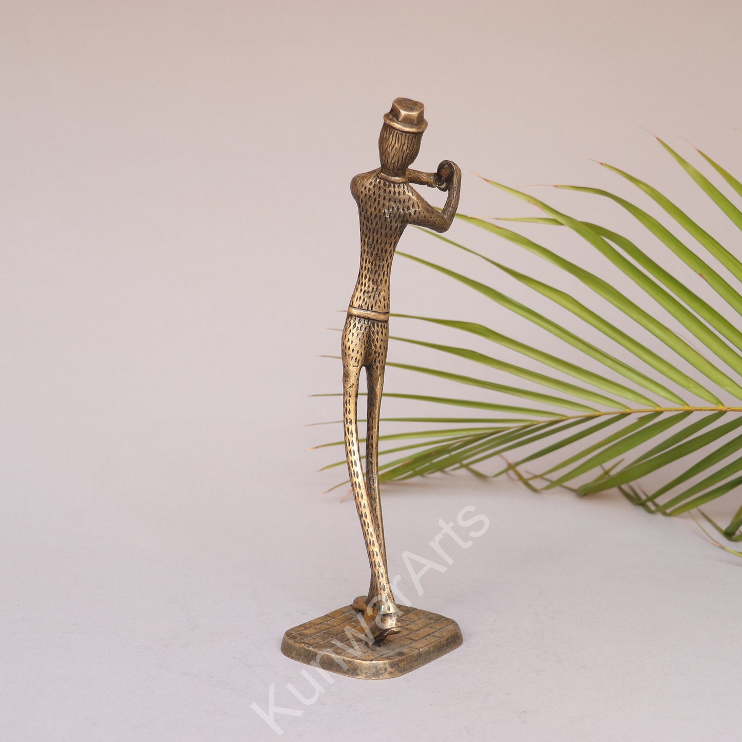 Polo Player Brass Figurine