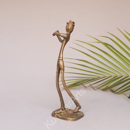 Polo Player Brass Figurine