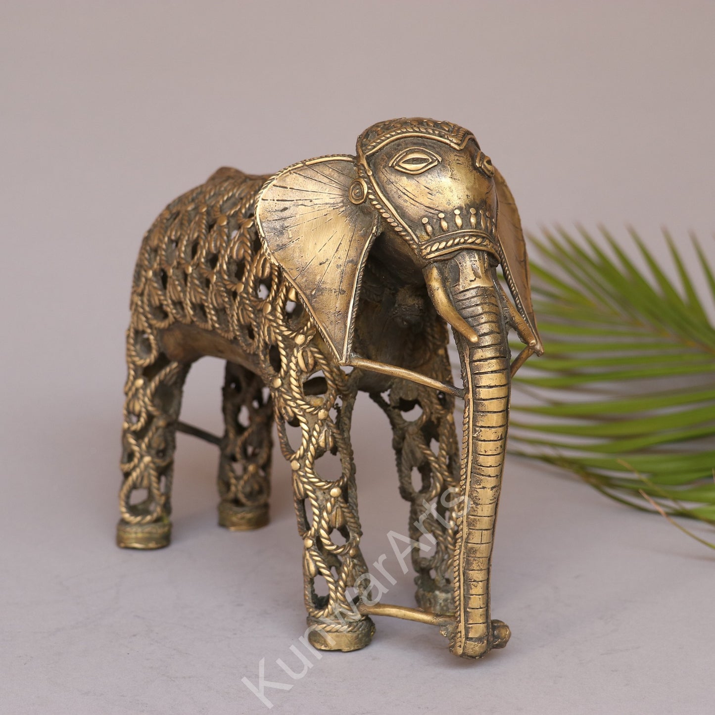 Dokra Tribal Decorative Elephant Figurine