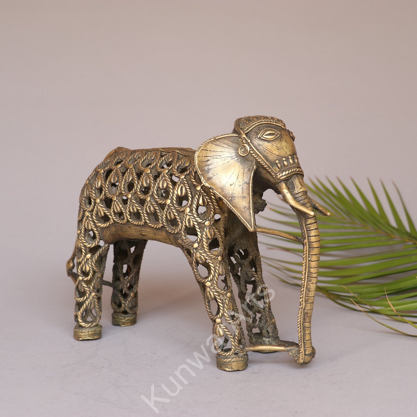 Dokra Tribal Decorative Elephant Figurine