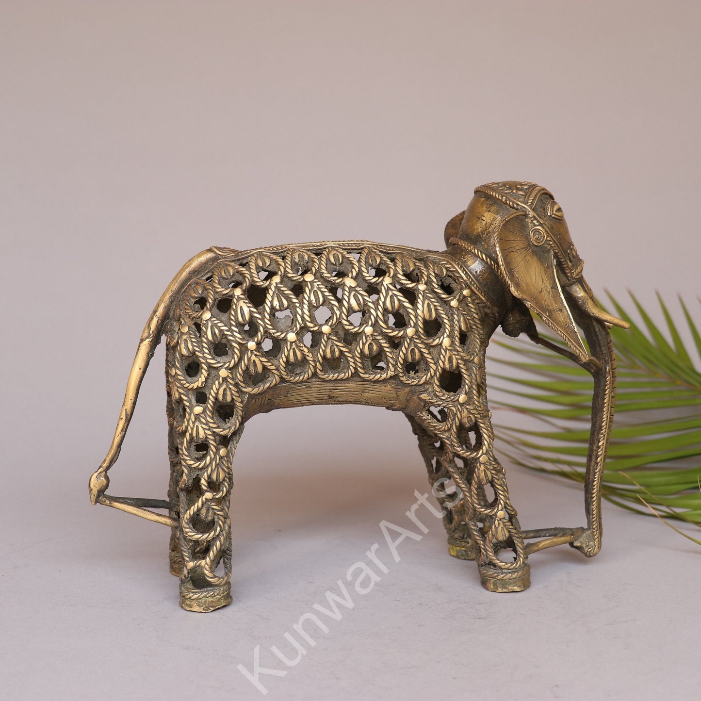 Dokra Tribal Decorative Elephant Figurine