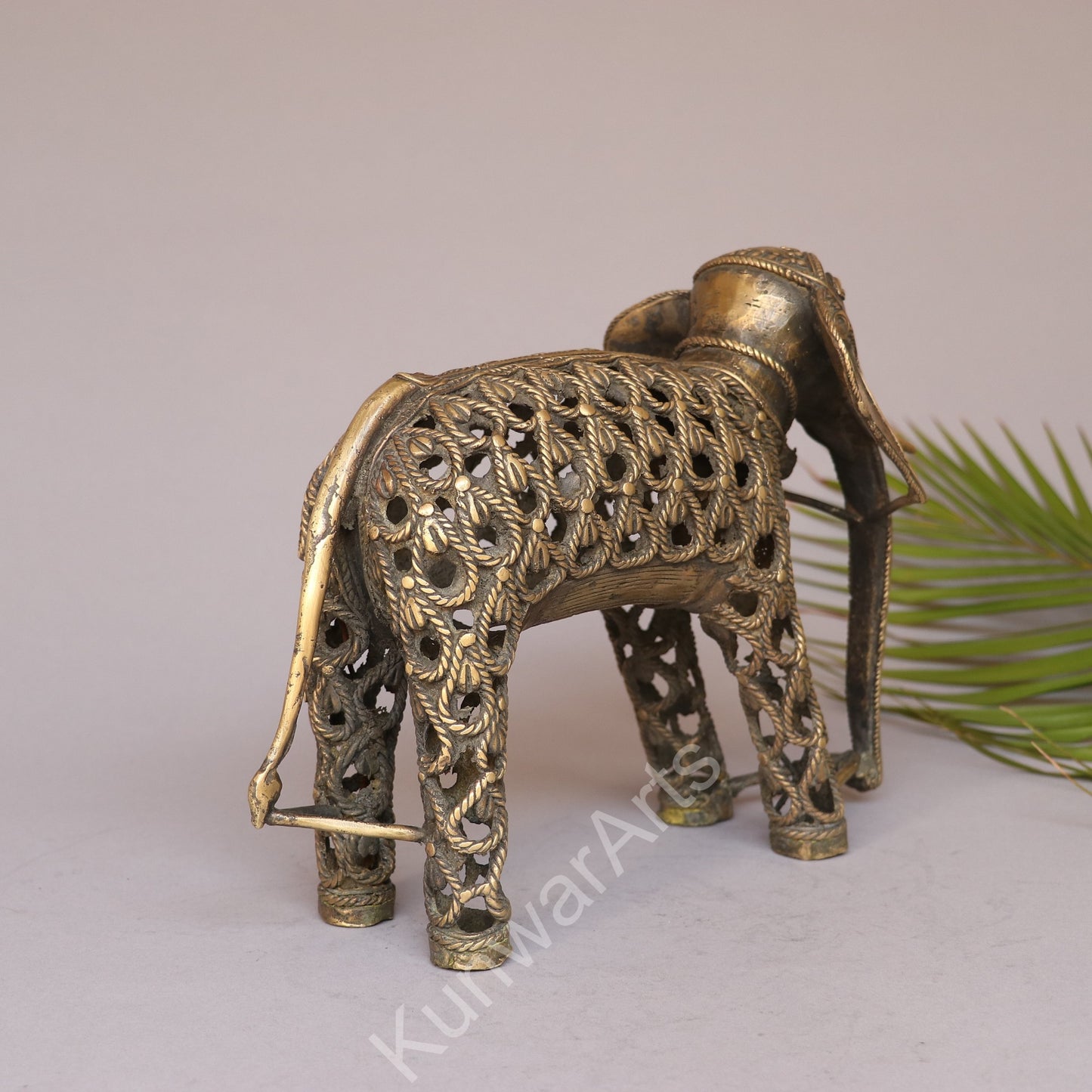 Dokra Tribal Decorative Elephant Figurine